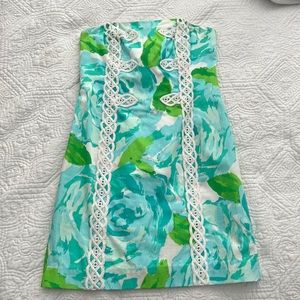 Lilly Pulitzer strapless mini dress